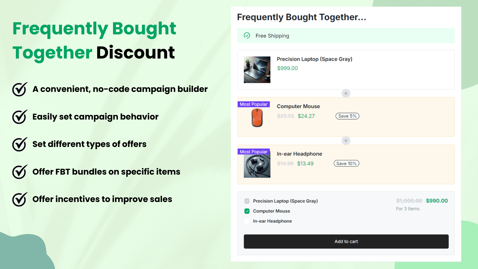 Frequently Bought Together Discount