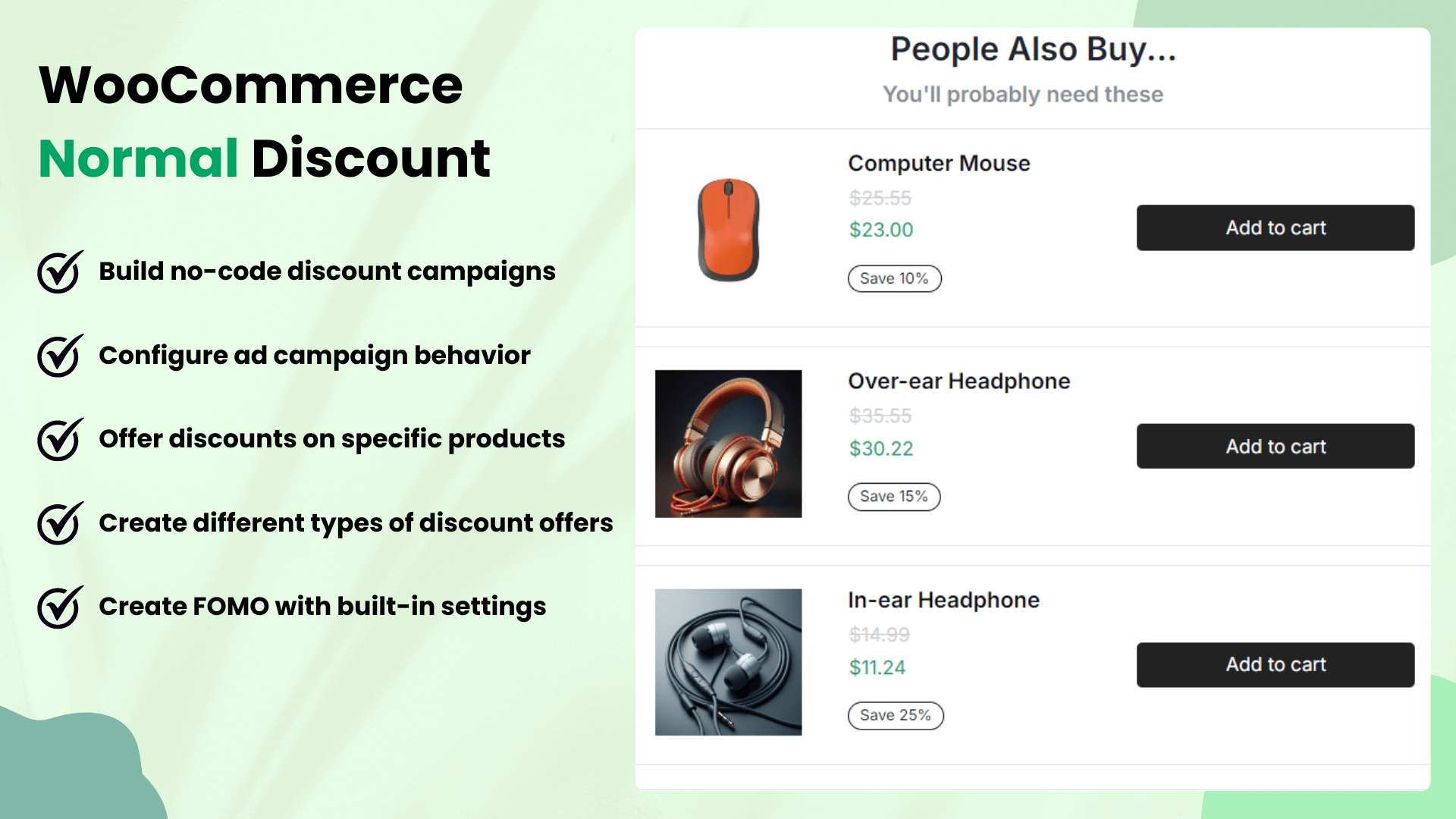 WooCommerce Normal Discount