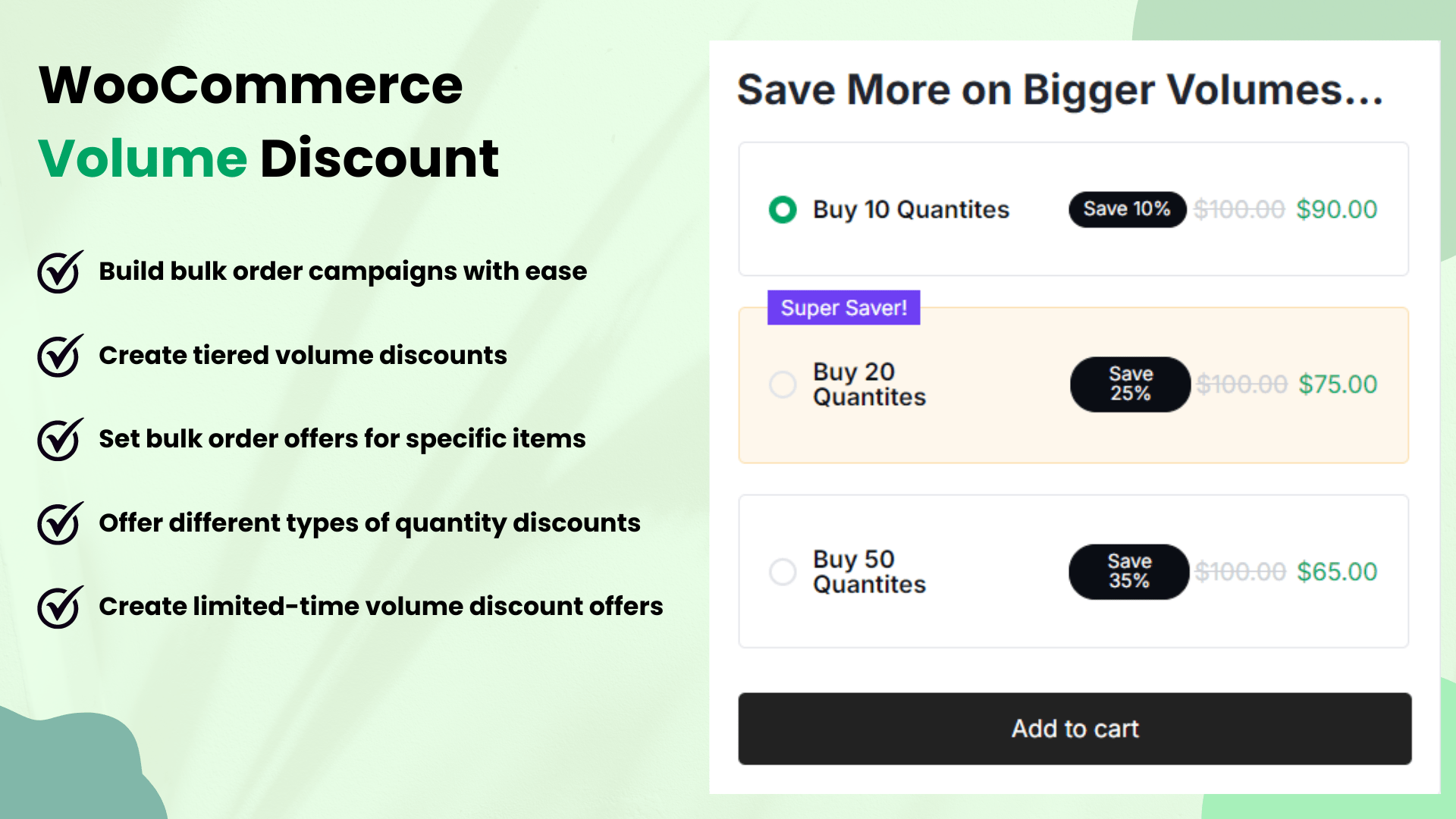 WooCommerce Quantity Discount