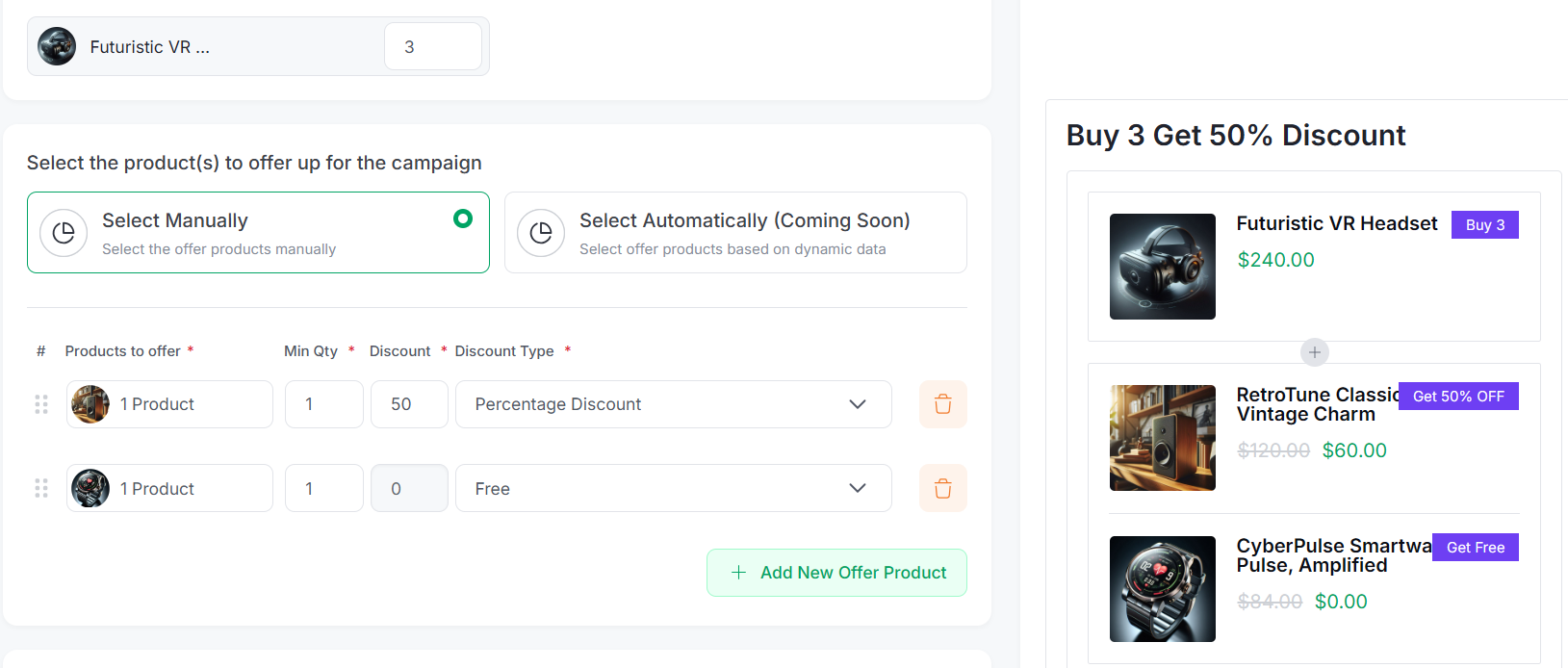 customizable discount for woocommerce buy x get y