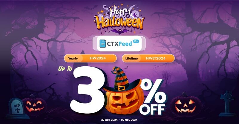 CTXFeedPro Halloween Deal 