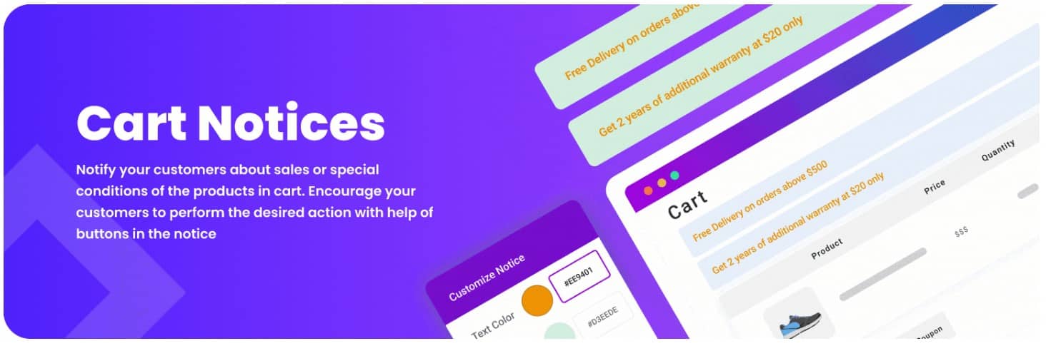 Cart Notices for WooCommerce