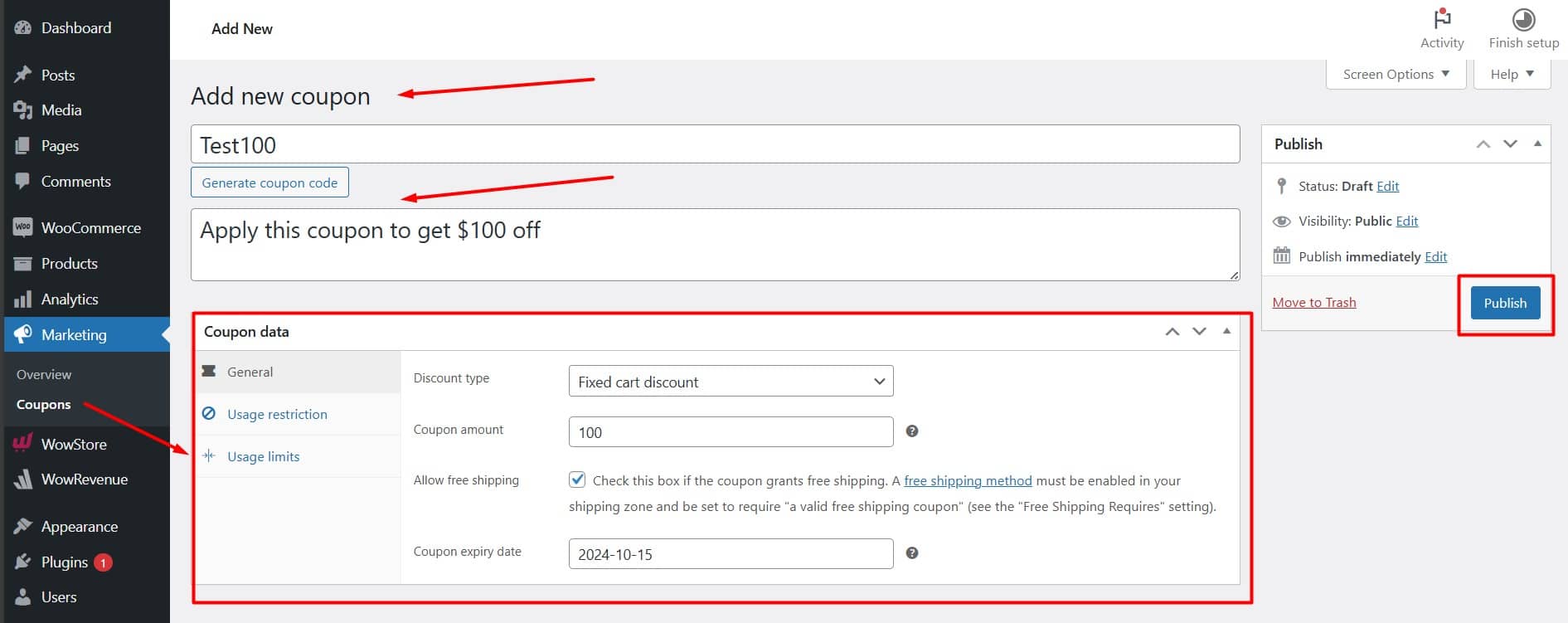 How to Create Coupons in WooCommerce