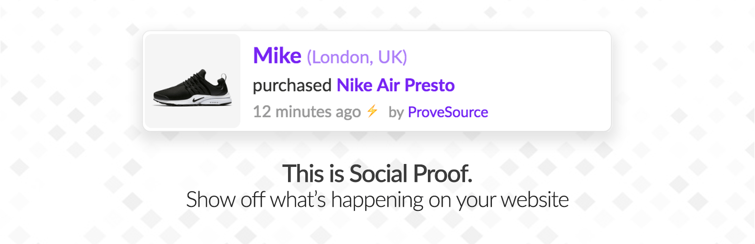 ProveSource Social Proof