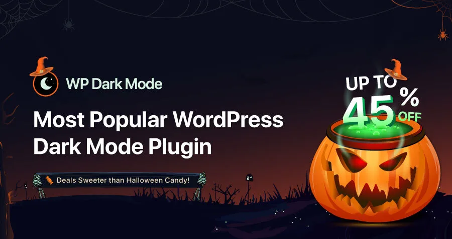 WP Dark Mode Halloween