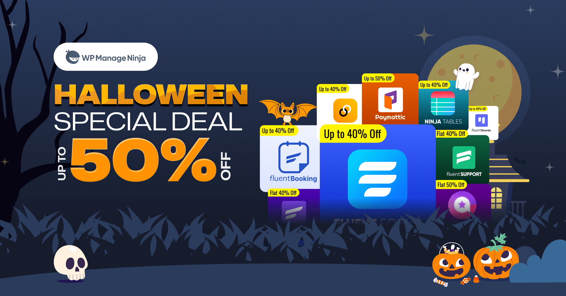 WPManageNinja Halloween Discount