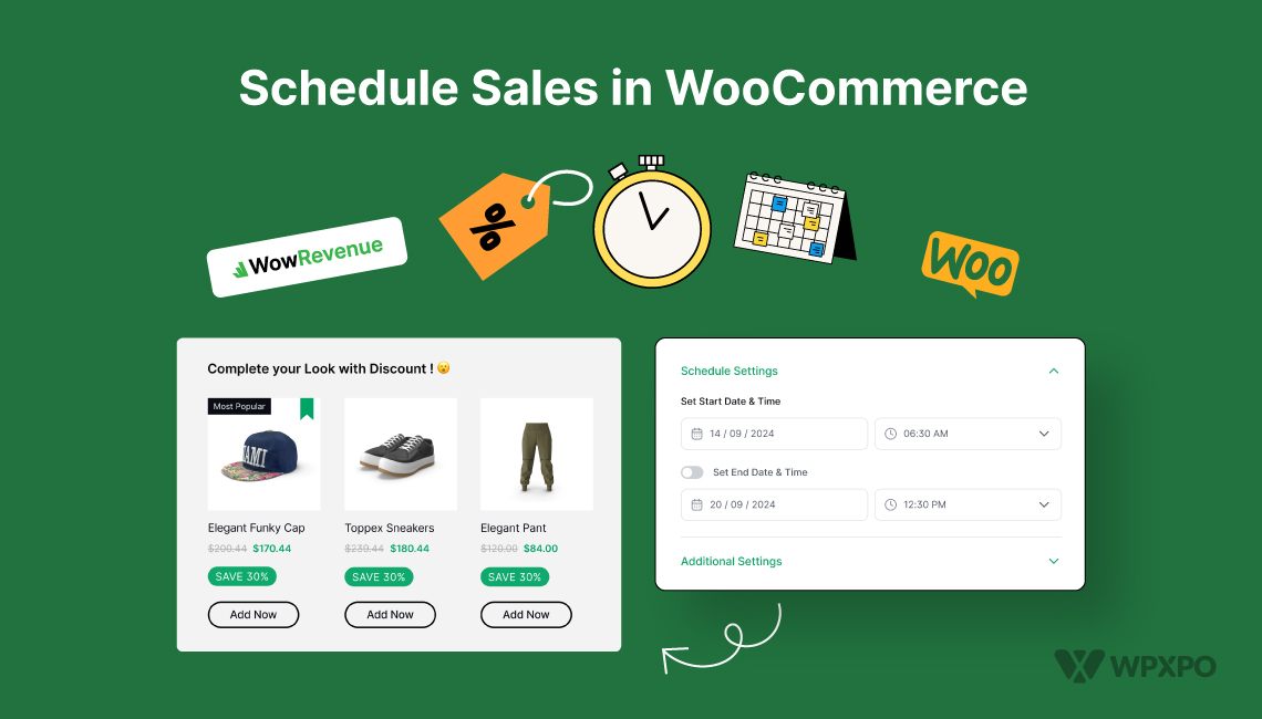 how to schedule sales in WooCommerce